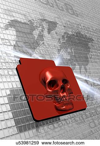 Stock Illustration - Data security, artwork. Fotosearch