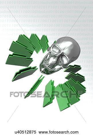 Stock Illustration - Data security, illustration. Fotosearch