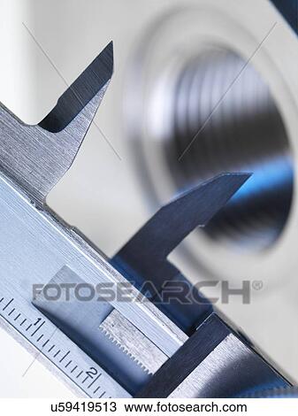 Stock Image - Dial caliper. Fotosearch