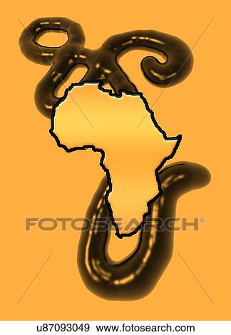 Stock Illustration - Ebola epidemic, conceptual artwork. Fotosearch
