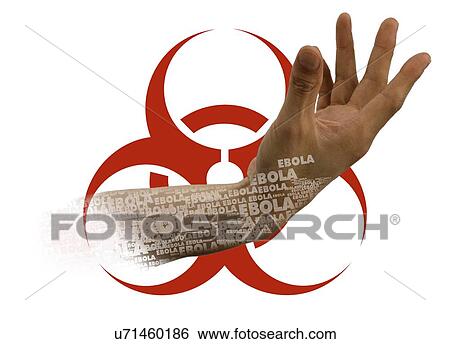 Stock Illustration - Ebola epidemic, conceptual image. Fotosearch