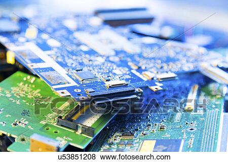 Electronic printed circuit boards View Large Photo Image Stock Photo - Electronic printed circuit boards. Fotosearch