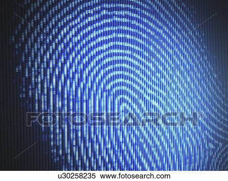 Fingerprint, illustration View Large Illustration Stock Illustration - Fingerprint, illustration. Fotosearch