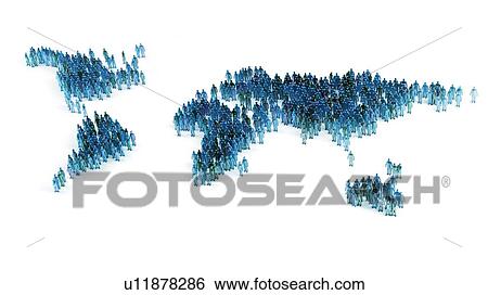 Global community, artwork View Large Illustration Stock Illustration - Global community, artwork. Fotosearch
