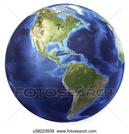 Globe, artwork View Large Illustration Stock Illustration - Globe, artwork. Fotosearch