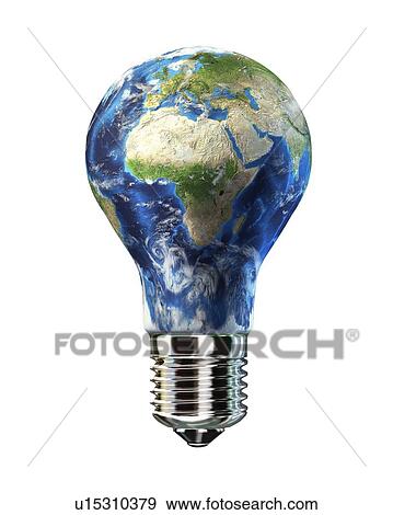 Stock Illustration - Green energy, artwork. Fotosearch