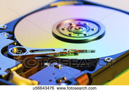 Stock Photograph - Hard disc drive. Fotosearch