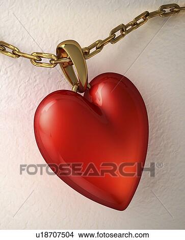 Hear shaped locket, artwork View Large Illustration Stock Illustration - Hear shaped locket, artwork. Fotosearch