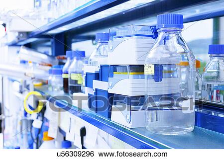 Stock Photograph - Lab equipment used in cell therapy. Fotosearch