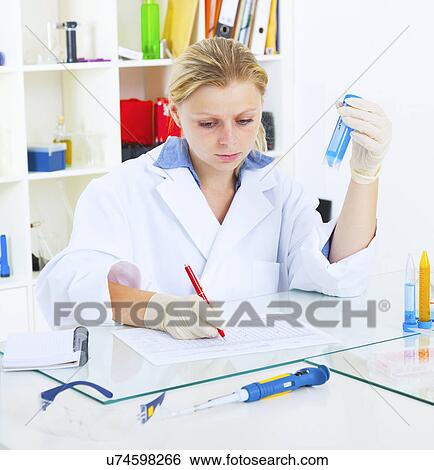 Stock Photograph - Lab research. Fotosearch