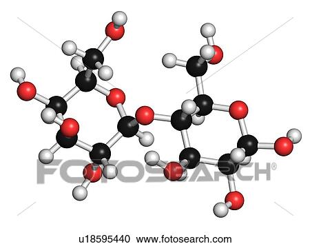Lactose milk sugar molecule View Large Illustration Clipart - Lactose milk sugar molecule. Fotosearch