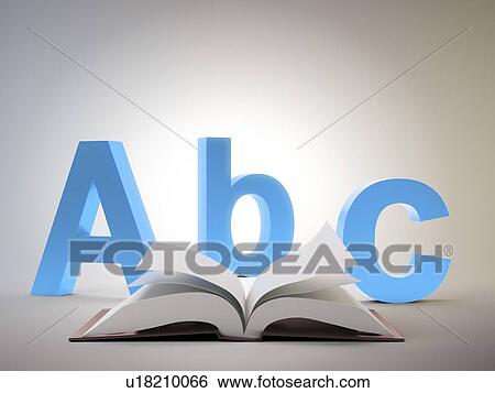 Learning the alphabet, artwork View Large Illustration Stock Illustration - Learning the alphabet, artwork. Fotosearch