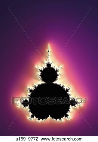 Drawing - Mandelbrot fractal. Fotosearch