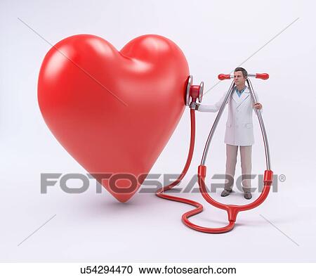 Clipart - Medical check up, artwork. Fotosearch