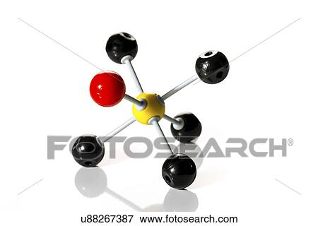 Stock Photo - Molecular model. Fotosearch