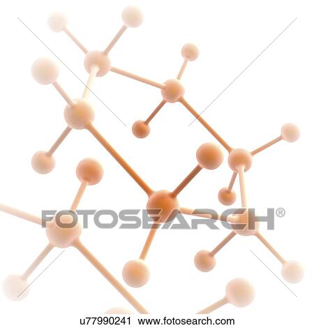 Clip Art - Molecule, artwork. Fotosearch