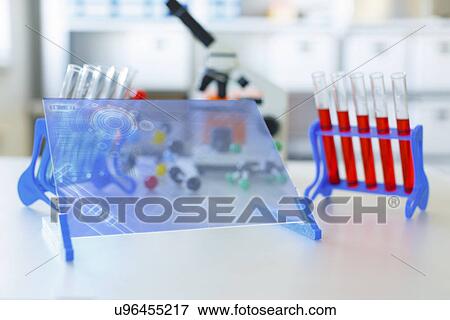 Stock Photo - Monitor in a lab. Fotosearch