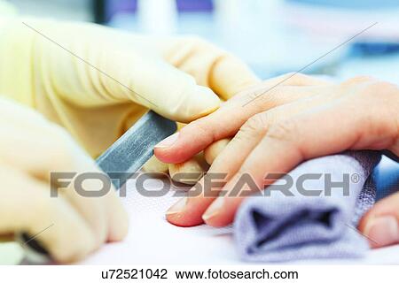 Person having a manicure View Large Photo Image Stock Image - Person having a manicure. Fotosearch