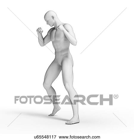 Person punching, illustration View Large Illustration Stock Illustration - Person punching, illustration. Fotosearch