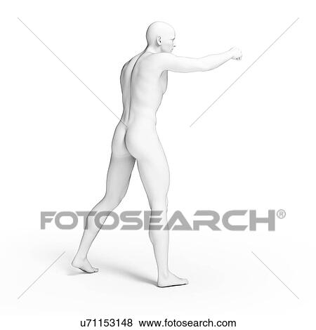 Person punching, illustration View Large Illustration Stock Illustration - Person punching, illustration. Fotosearch