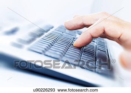 Person using a computer keyboard View Large Photo Image Stock Image - Person using a computer keyboard. Fotosearch