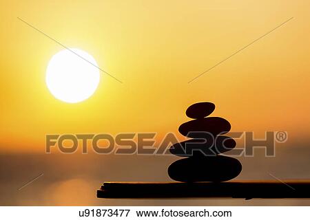 Pile of stone at sunset View Large Photo Image Stock Photo - Pile of stone at sunset. Fotosearch