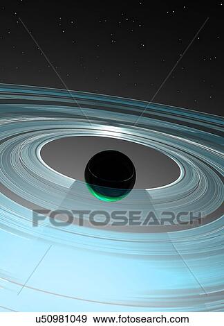 Planet and rings, illustration View Large Illustration Stock Illustration - Planet and rings, illustration. Fotosearch