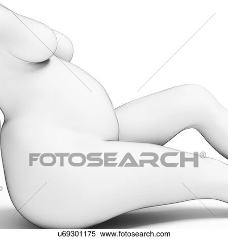 Stock Illustration - Pregnant woman, illustration. Fotosearch