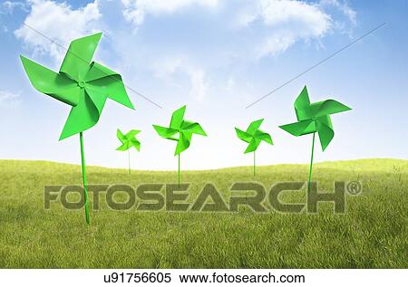 Renewable energy, artwork View Large Illustration Stock Illustration - Renewable energy, artwork. Fotosearch