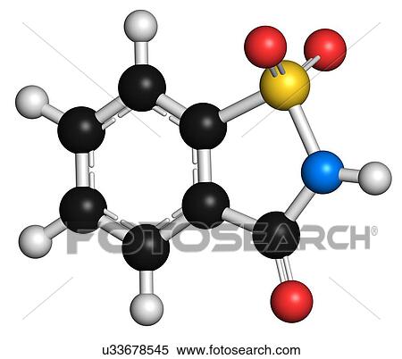 Saccharin artificial sweetener molecule View Large Illustration Stock Illustration - Saccharin artificial sweetener molecule. Fotosearch