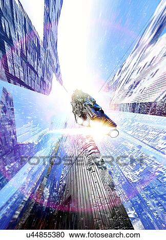 Space craft, artwork View Large Illustration Clipart - Space craft, artwork. Fotosearch