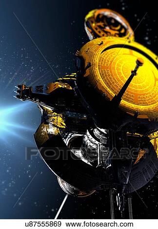 Space station, artwork View Large Illustration Stock Illustration - Space station, artwork. Fotosearch