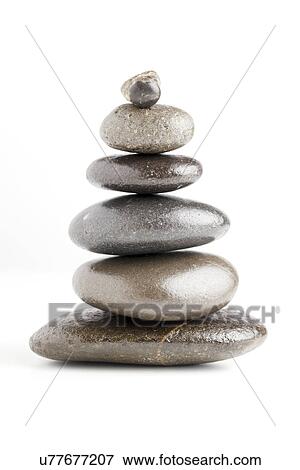 Stack of pebbles View Large Photo Image Stock Photo - Stack of pebbles. Fotosearch