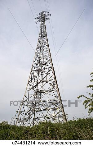 Tall pylons View Large Photo Image Picture - Tall pylons. Fotosearch
