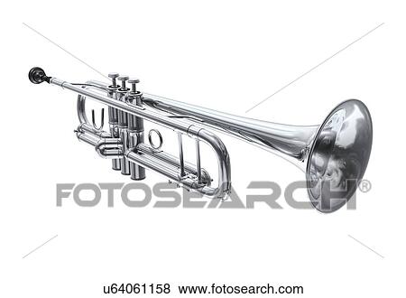 Stock Illustration - Trumpet, artwork. Fotosearch