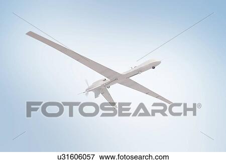 Unmanned drone, artwork View Large Illustration Stock Illustration - Unmanned drone, artwork. Fotosearch