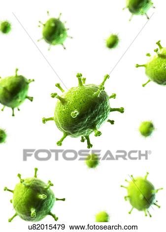 Stock Illustration - Virus, illustration. Fotosearch