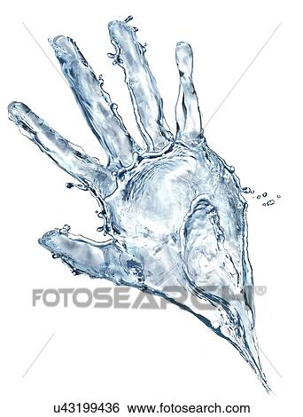 Water splashing, artwork View Large Illustration Stock Illustration - Water splashing, artwork. Fotosearch