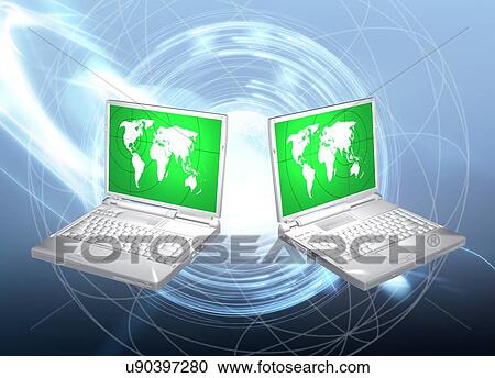 Web technology, illustration View Large Illustration Clipart - Web technology, illustration. Fotosearch