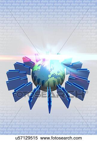 Stock Illustration - Web technology, illustration. Fotosearch