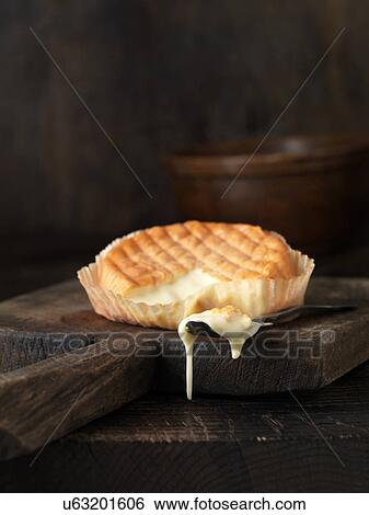 Baked chablis de Bourgogne cheese View Large Photo Image Stock Photograph - Baked chablis de Bourgogne cheese. Fotosearch
