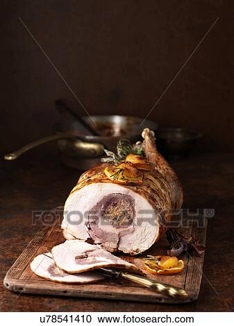 Christmas dinner. Four bird roast with red onions, rosemary, orange, apricot and mixed herbs View Large Photo Image Stock Image - Christmas dinner. Four bird roast with red onions, rosemary, orange, apricot and mixed herbs. Fotosearch