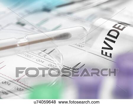 Stock Photo - DNA sample swab collected from crime scene for genetic testing in laboratory. Fotosearch