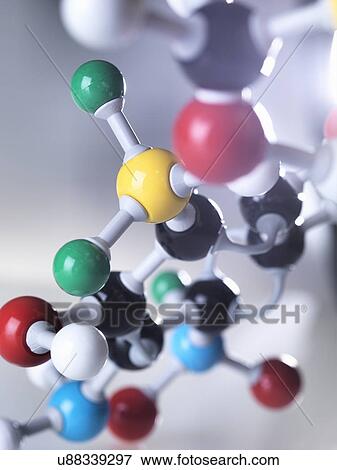 Stock Photo - Molecular model. Fotosearch