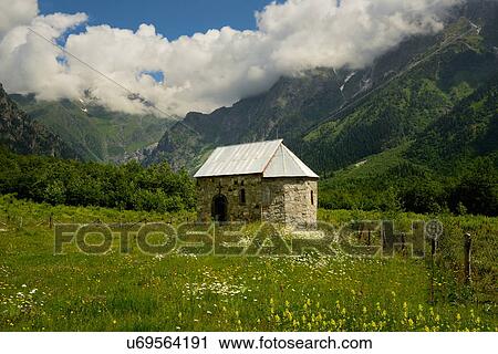 Old church in meadow, Mazeri village, Svaneti, Georgia View Large Photo Image Stock Image - Old church in meadow, Mazeri village, Svaneti, Georgia. Fotosearch