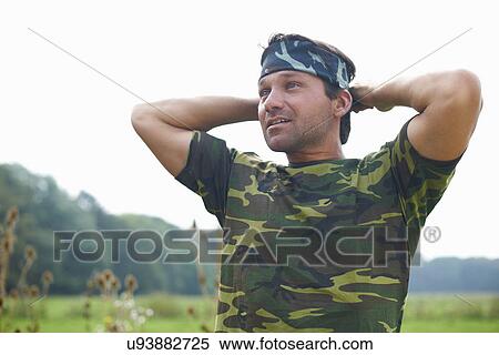 Paintball player in combat gear View Large Photo Image Stock Photography - Paintball player in combat gear. Fotosearch
