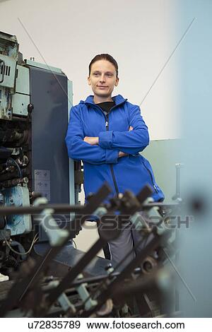 Portrait of factory worker View Large Photo Image Stock Photo - Portrait of factory worker. Fotosearch