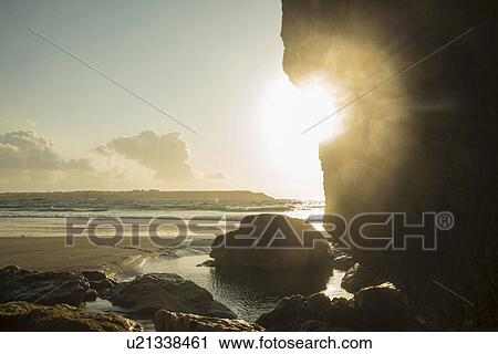 View of beach, rocks and coastline, Camaret-sur-Mer, Brittany, France View Large Photo Image Stock Image - View of beach, rocks and coastline, Camaret-sur-Mer, Brittany, France. Fotosearch
