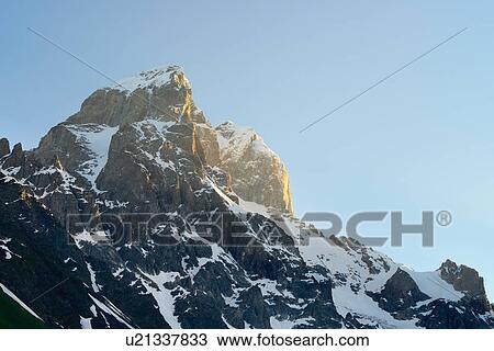 View of Ushba mountain peak, Svaneti, Georgia View Large Photo Image Stock Image - View of Ushba mountain peak, Svaneti, Georgia. Fotosearch