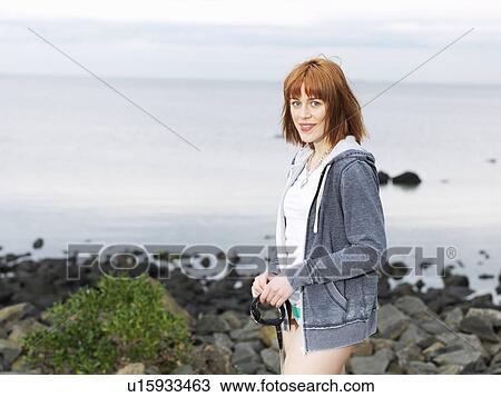 Young woman enjoying beach, Williamstown, Melbourne, Australia View Large Photo Image Stock Image - Young woman enjoying beach, Williamstown, Melbourne, Australia. Fotosearch